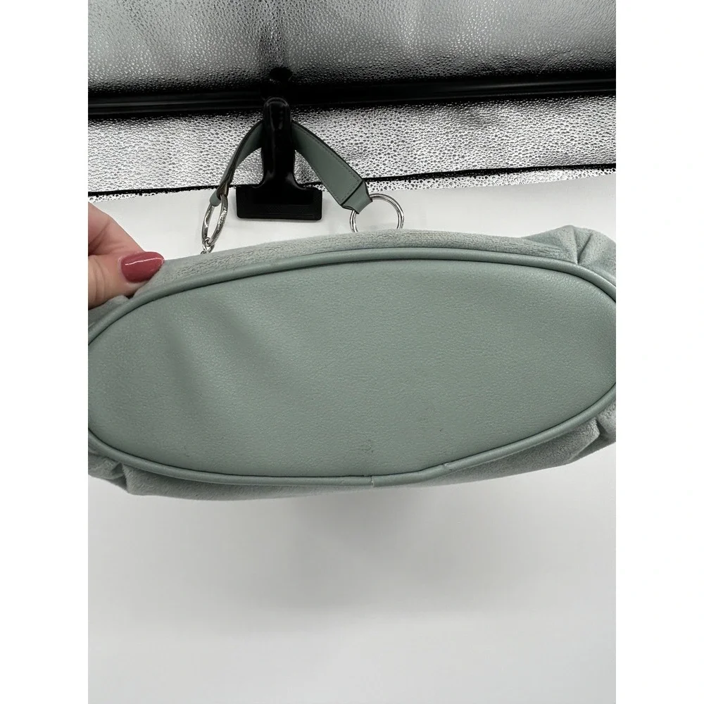 Juicy Couture Queen Couture Hobo Shoulder Bag Green Chain Handle Y2K‎ Style